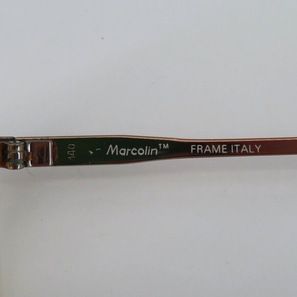 VTG Marcolin Marchon 900-F9 Gold Silver Metal Eyeglasses Glasses Frames Italy - Picture 11 of 16